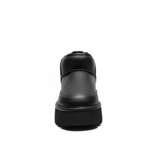 UGG Platform Zipper Ankle Black