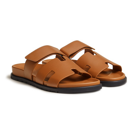 Hermes Chypre Sandal – Naturel Calfskin Leather