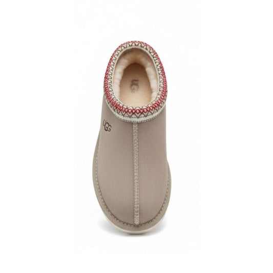 UGG Tasman Slipper Mules Biege/Red