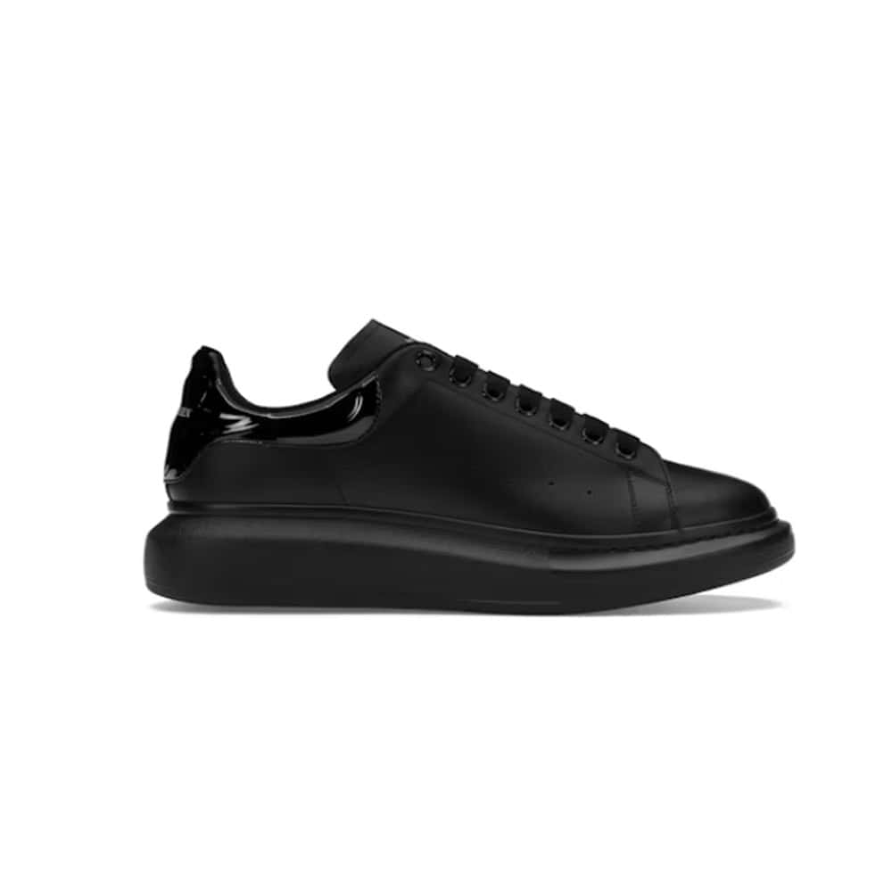 Alexander McQueen Oversized Black Gloss Heel