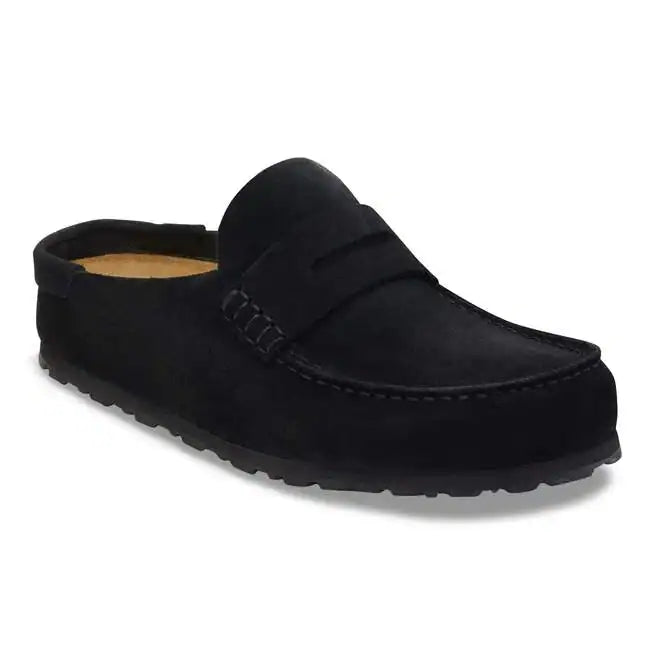 BIRKENSTOCK Naples Wrapped Suede Leather Black