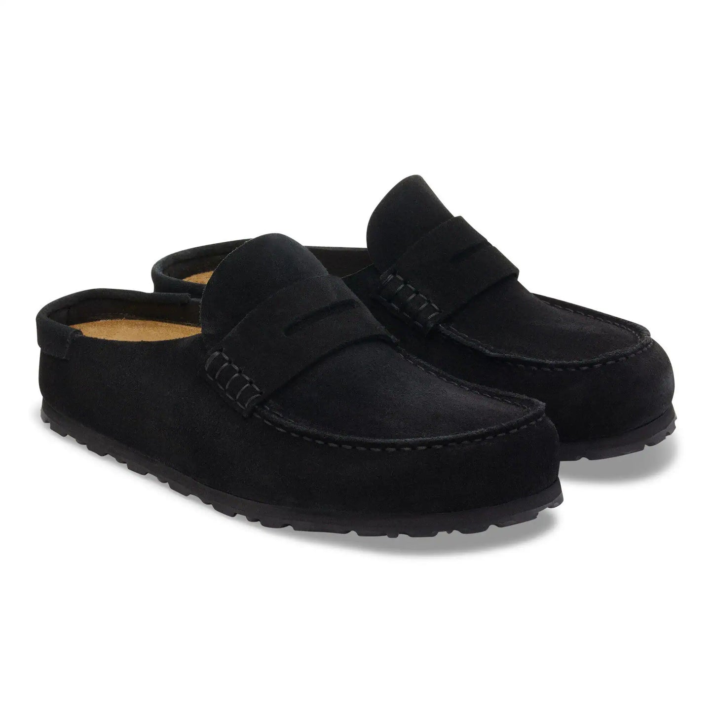 BIRKENSTOCK Naples Wrapped Suede Leather Black