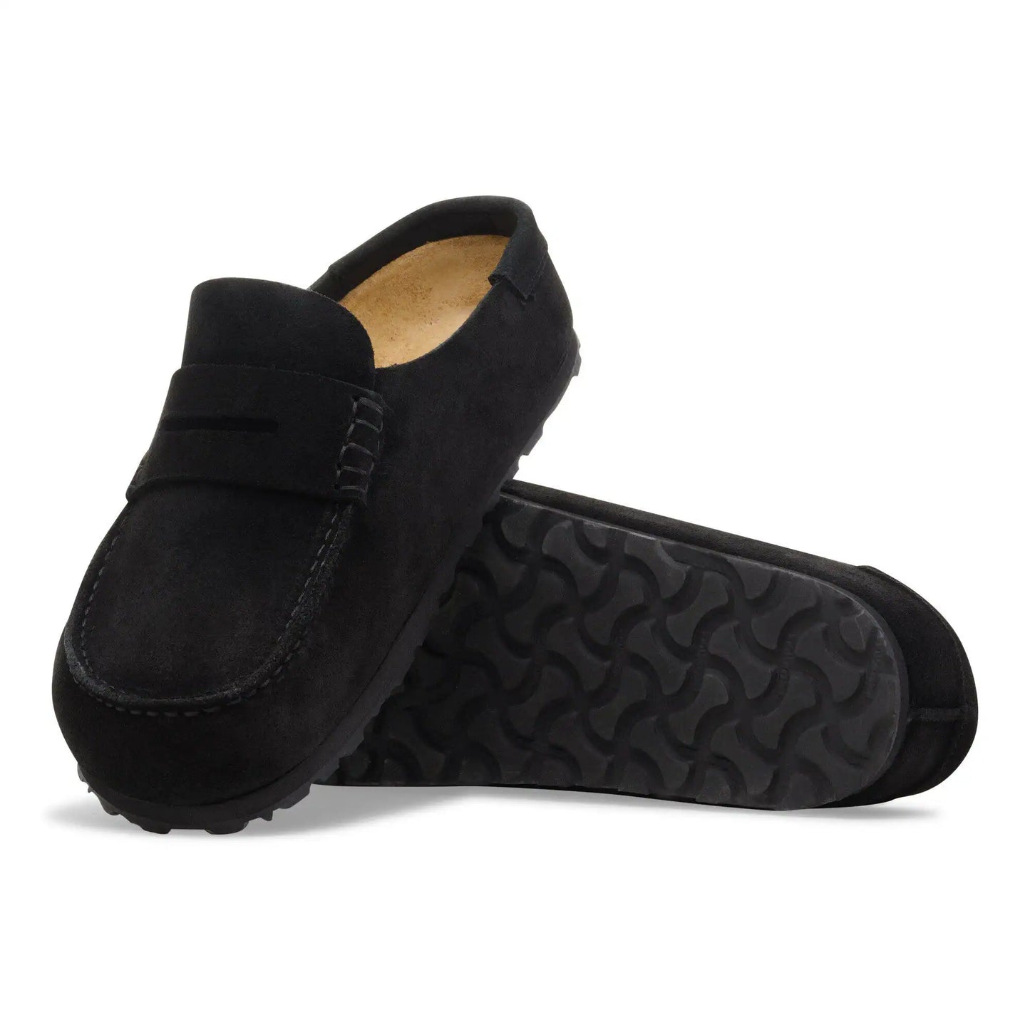 BIRKENSTOCK Naples Wrapped Suede Leather Black
