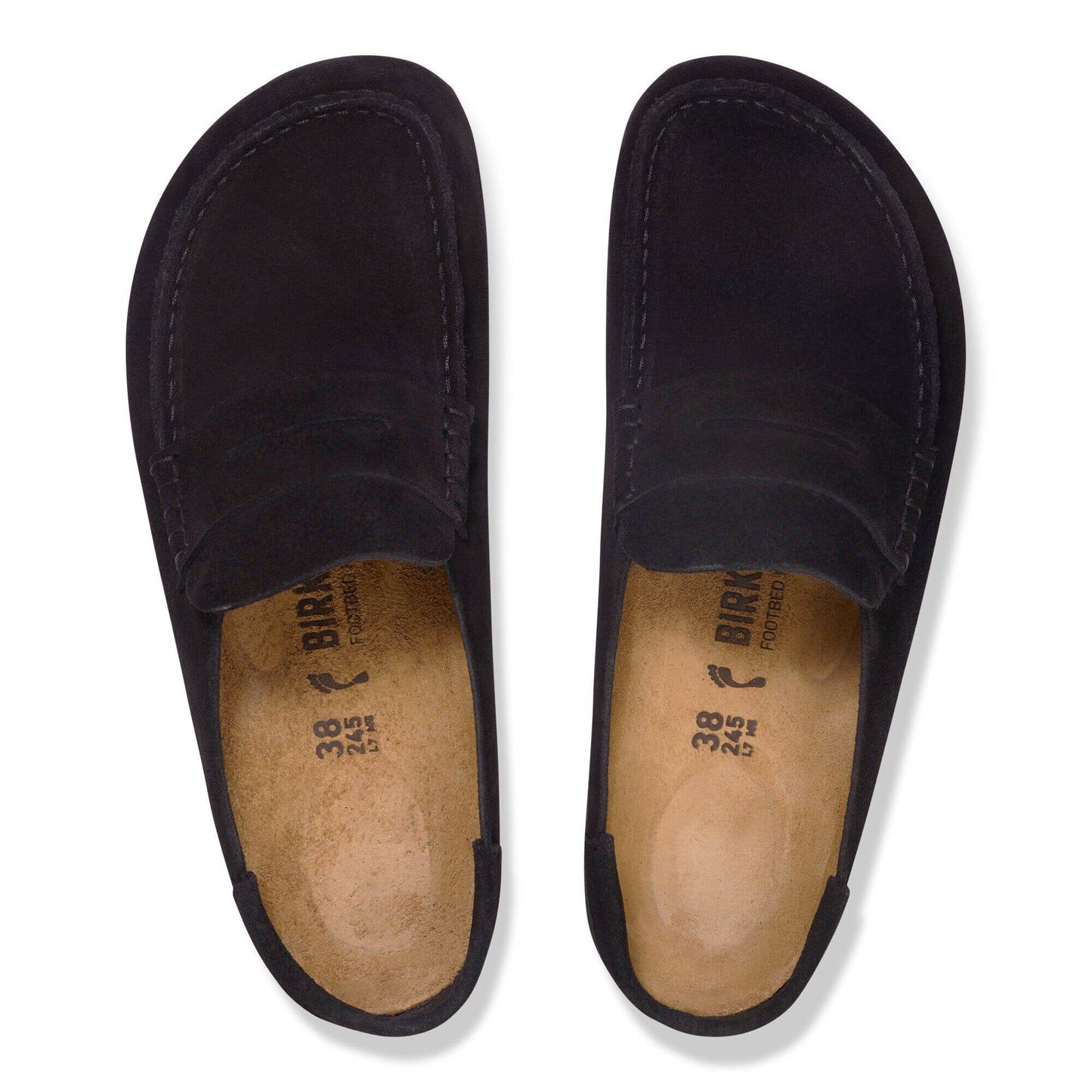 BIRKENSTOCK Naples Wrapped Suede Leather Black