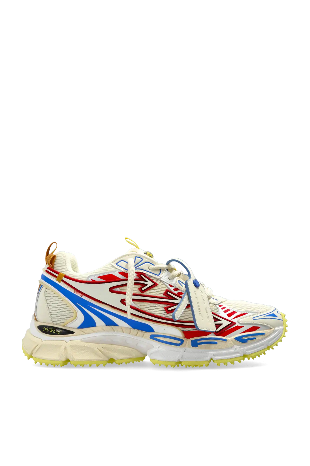 Off-White Be Right Back Suede Sneakers CREAM