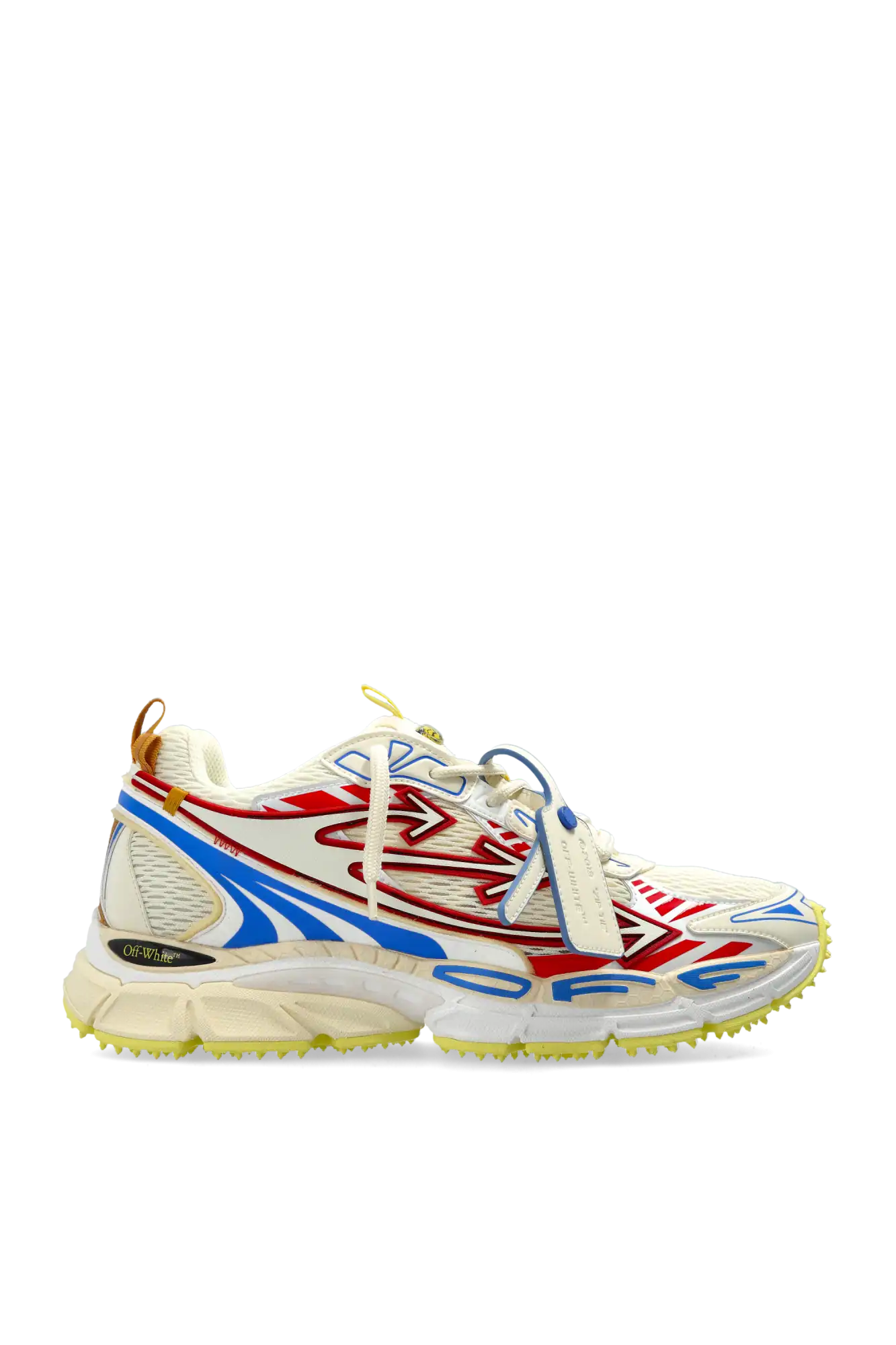Off-White Be Right Back Suede Sneakers CREAM