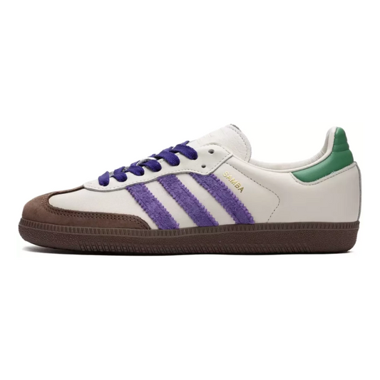 Adidas Samba OG – Off White Core Purple Green Brown