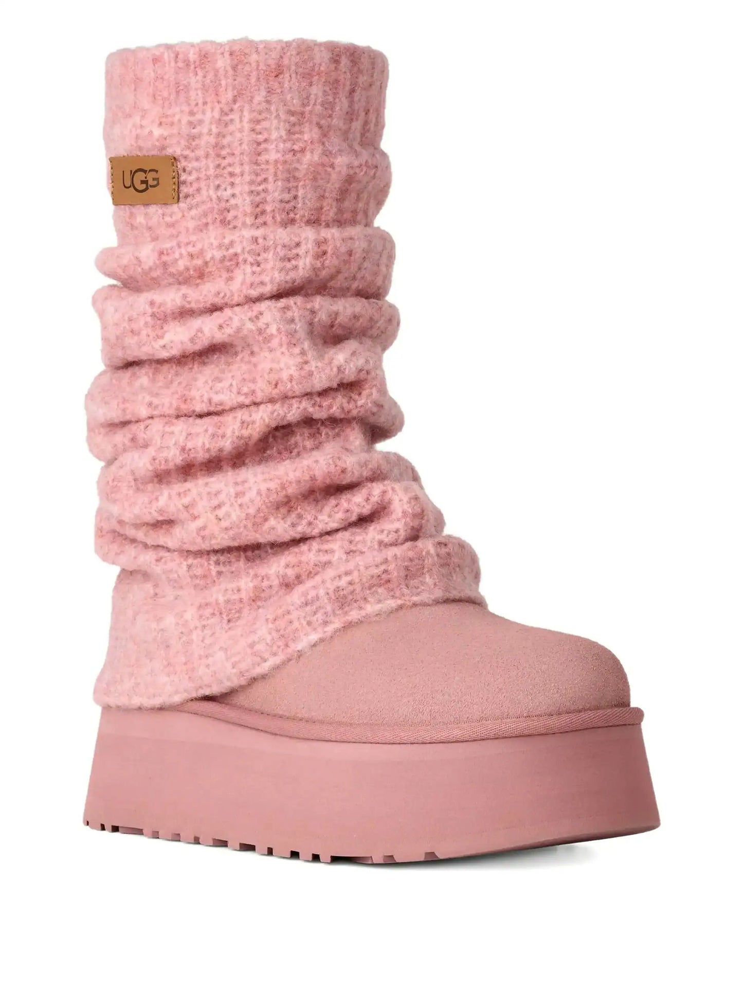 Classic Mini Dipper Legwarmer Boot Pink Dawn