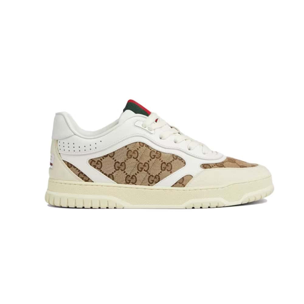 Gucci Re-Web Sneaker GG Canvas White Beige