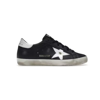 Golden Goose Super-Star Black White Leather