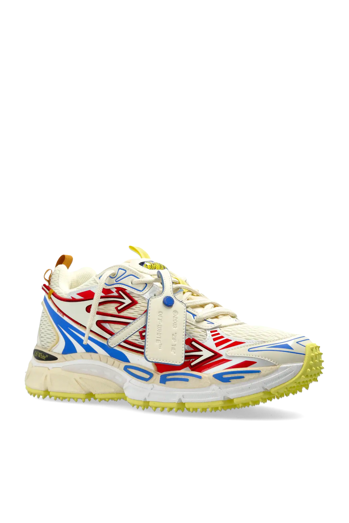 Off-White Be Right Back Suede Sneakers CREAM