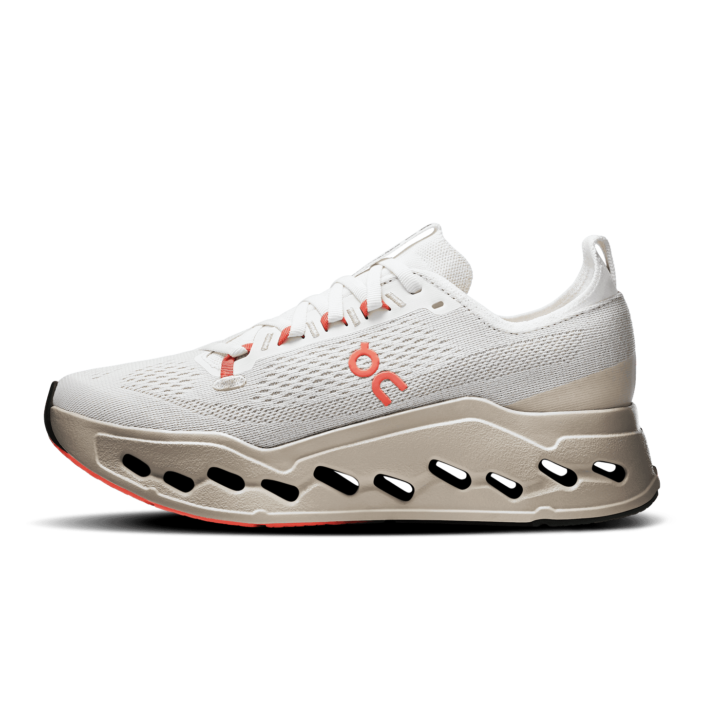On Cloudsurfer Max - Ivory / Salmon