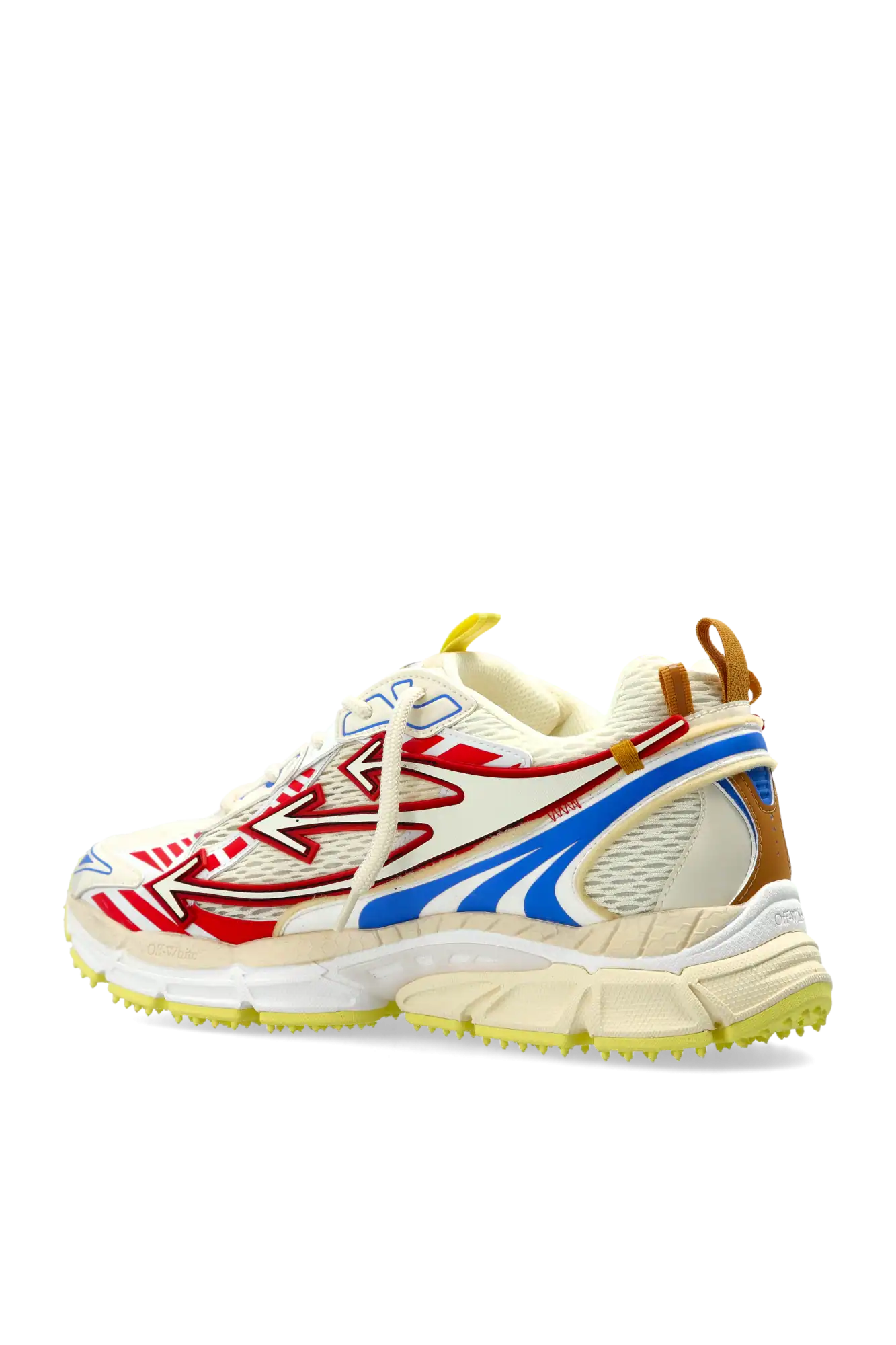 Off-White Be Right Back Suede Sneakers CREAM