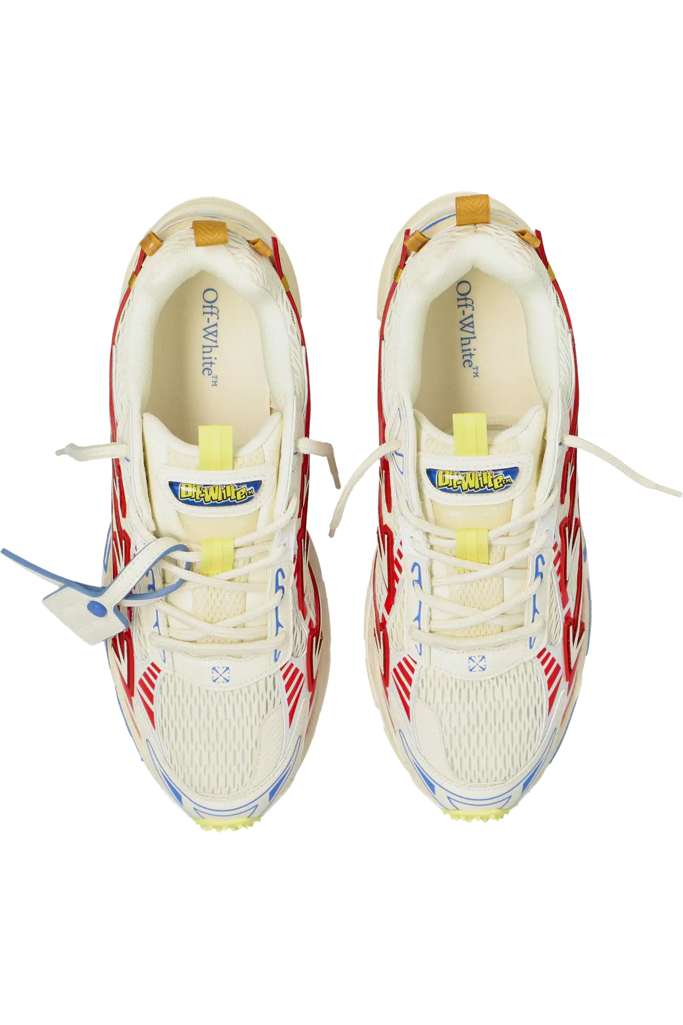 Off-White Be Right Back Suede Sneakers CREAM