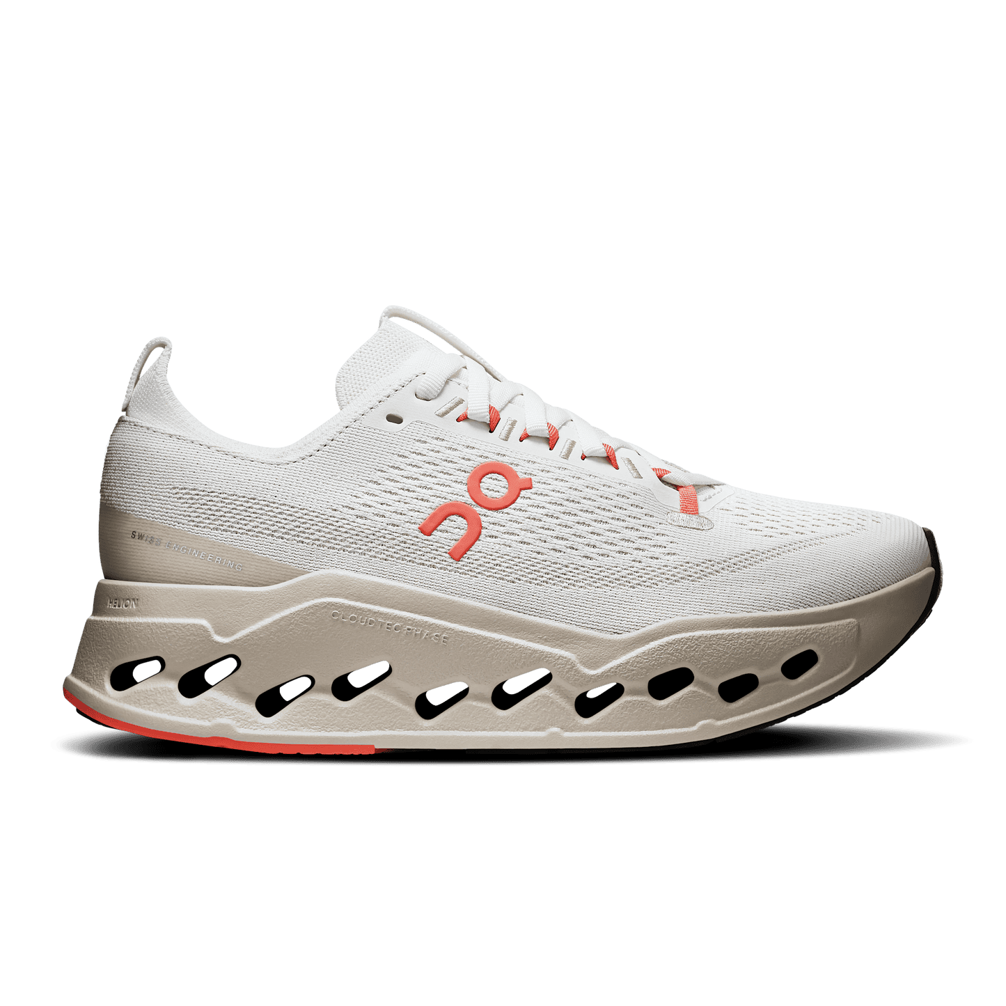 On Cloudsurfer Max - Ivory / Salmon