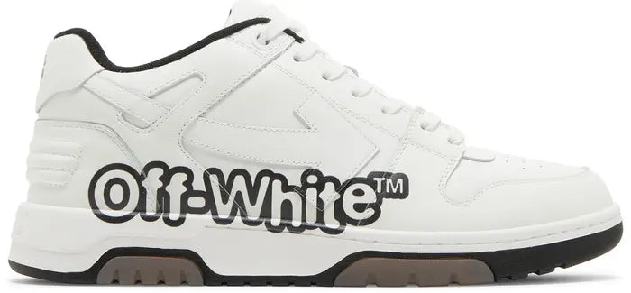 OFF-WHITE Out of Office Low 'Logo Print - White Black'