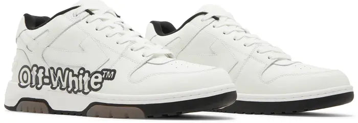 OFF-WHITE Out of Office Low 'Logo Print - White Black'
