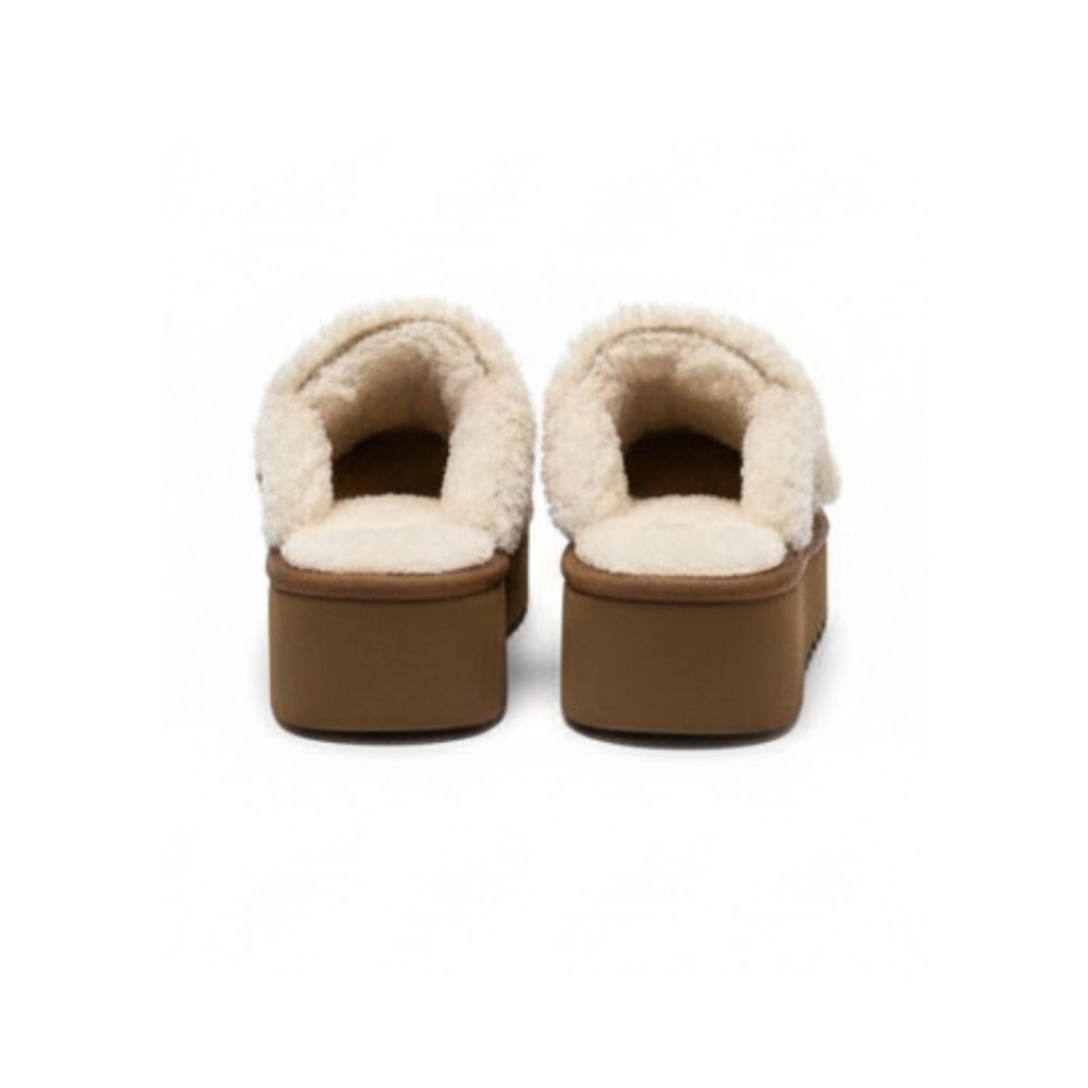 UGG Trisha Fluffy Platform Scuff