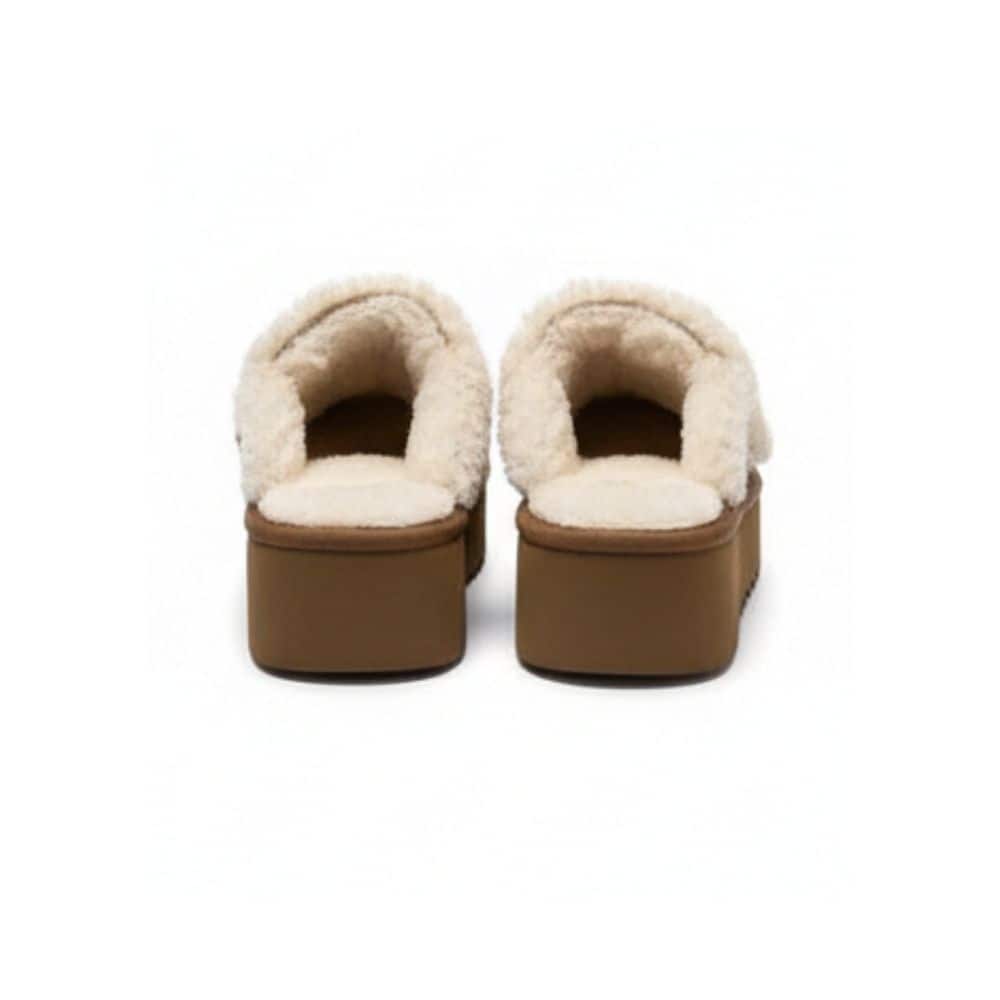Trisha Fluffy Platform Scuff