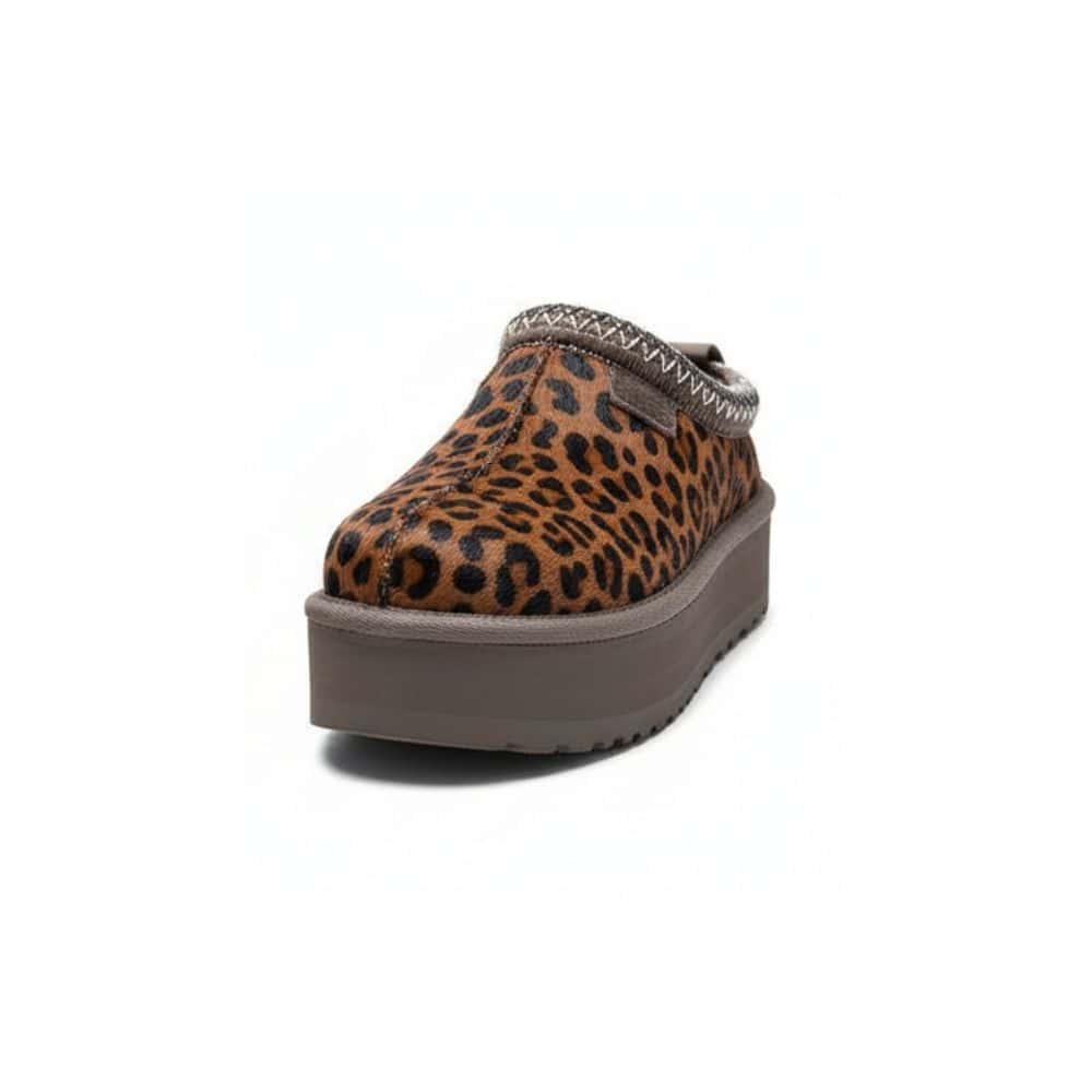 Tazz Leopard Print Slipper