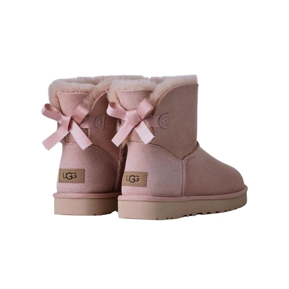 Mini Bailey Bow Boots  Beige Blush