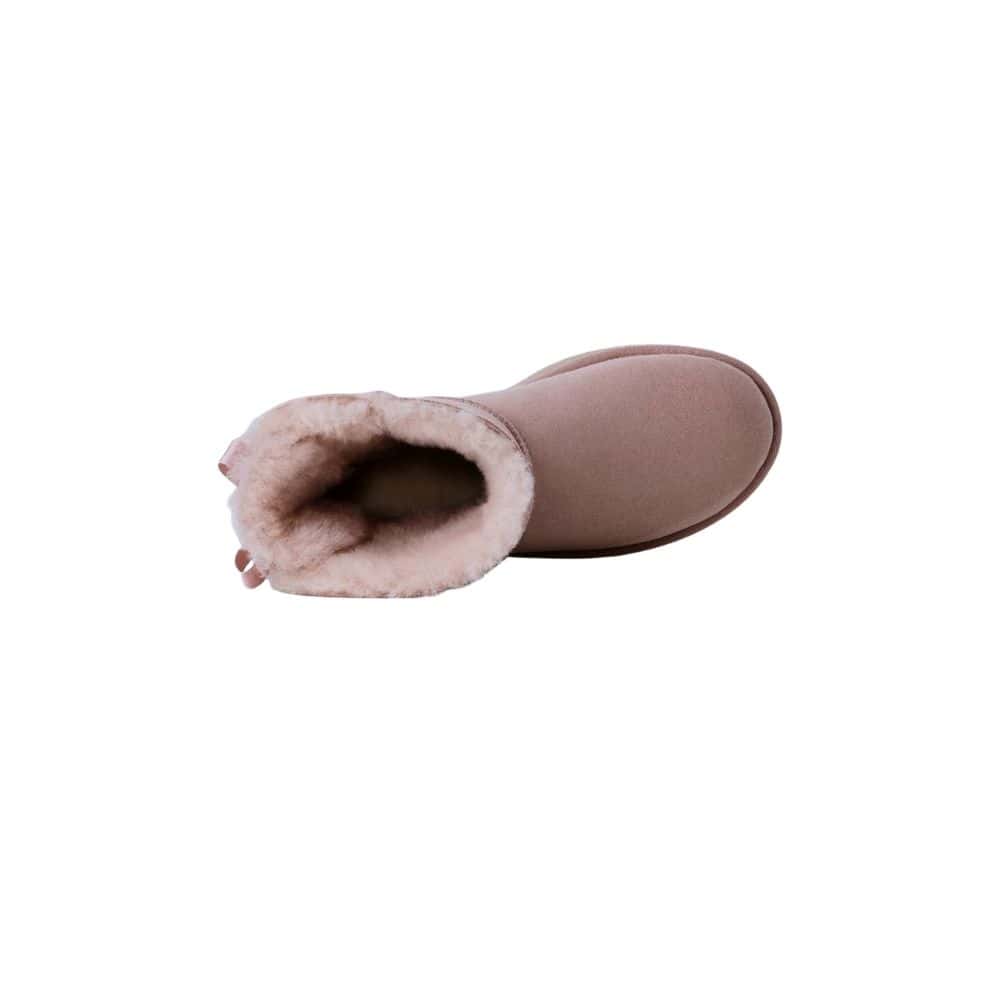 Mini Bailey Bow Boots  Beige Blush
