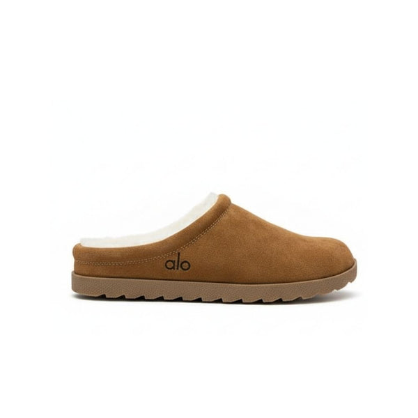 Alo Yoga Sherpa Recovery Slipper Saddle/Ivory