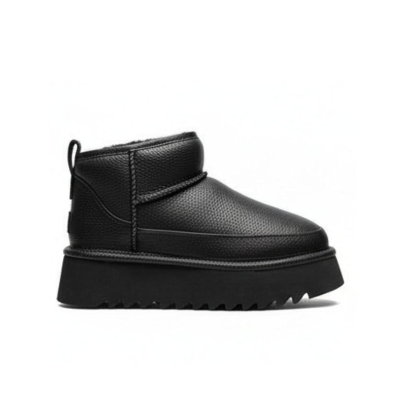 UGG Platform Zipper Ankle Black