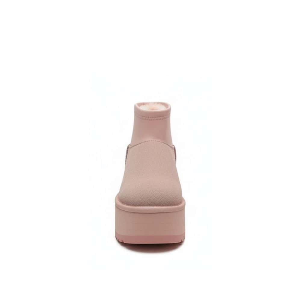 Classic Ultra Mini Platform Sand/Pink Boot