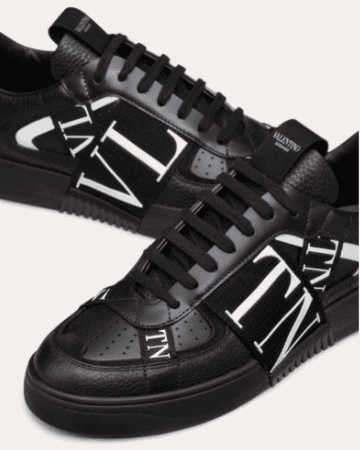 Valentino Garavani VL7N Sneaker Low Top Black White Black