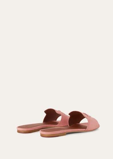 Loro Piana Summer Charms Sandal Suede Goatskin Halite