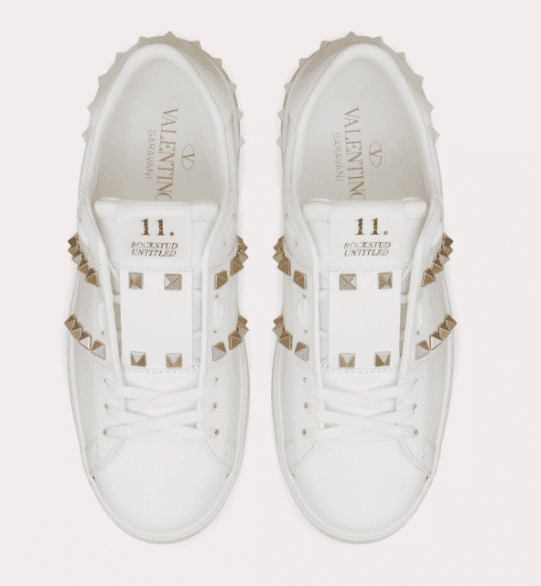 Valentino Rockstud Untitled White Gold