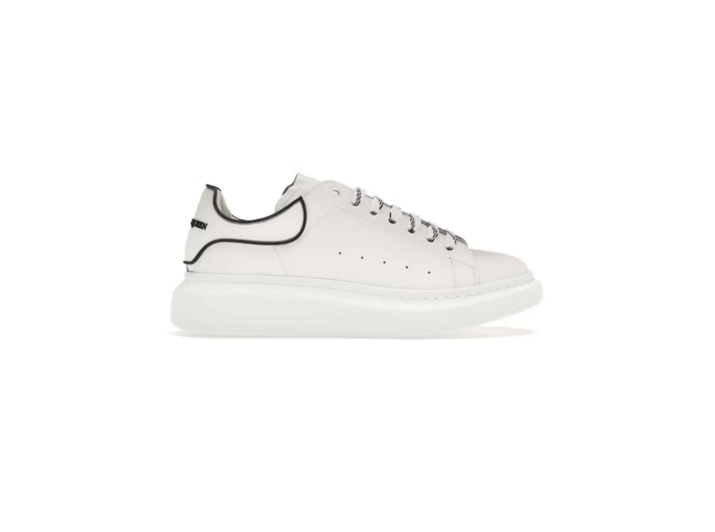 Alexander McQueen Oversized White Black Trim