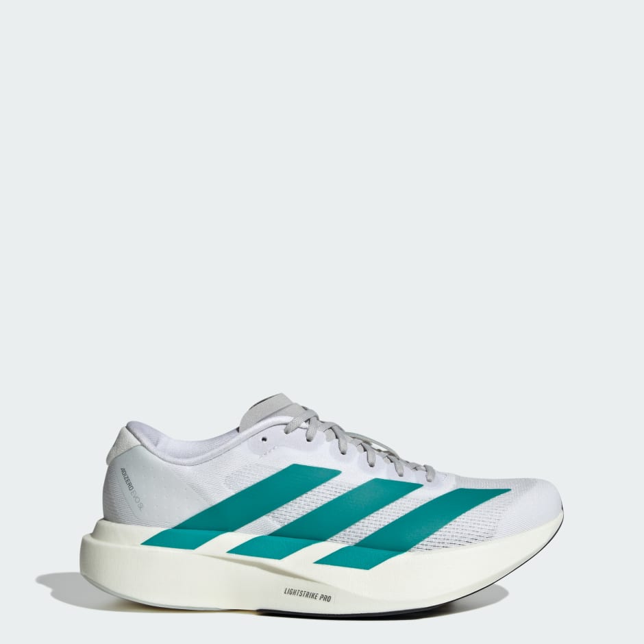 Adizero EVO SL Cloud White / Pure Teal / Grey Two