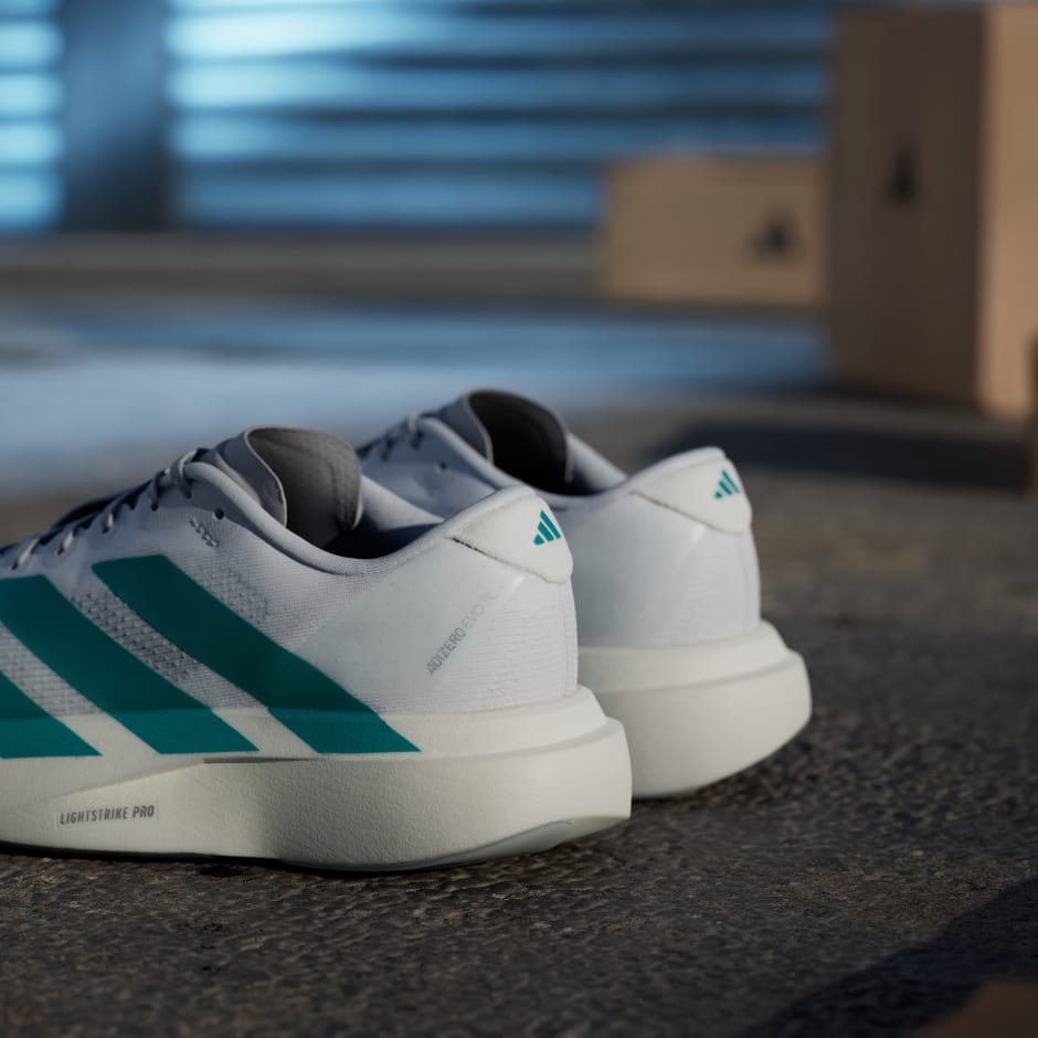 Adizero EVO SL Cloud White / Pure Teal / Grey Two