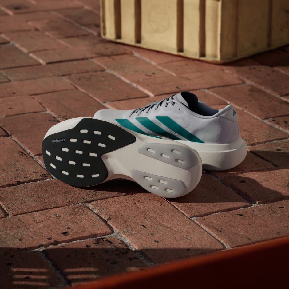 Adizero EVO SL Cloud White / Pure Teal / Grey Two