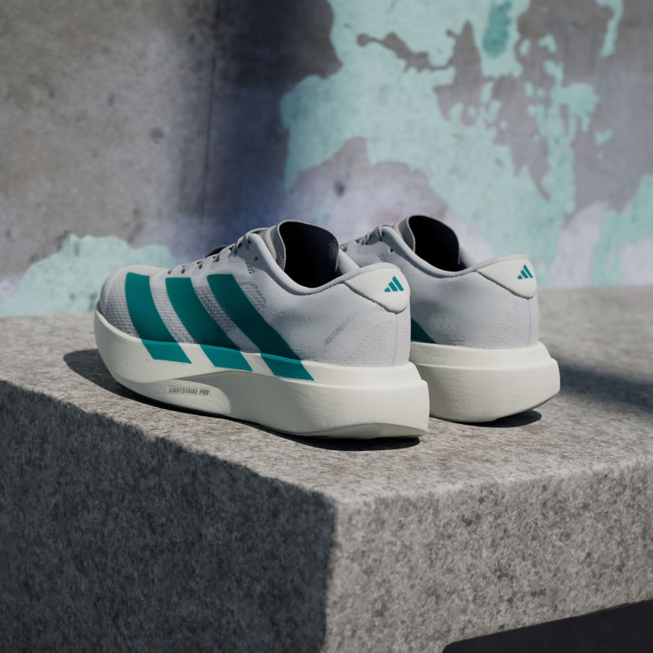 Adizero EVO SL Cloud White / Pure Teal / Grey Two