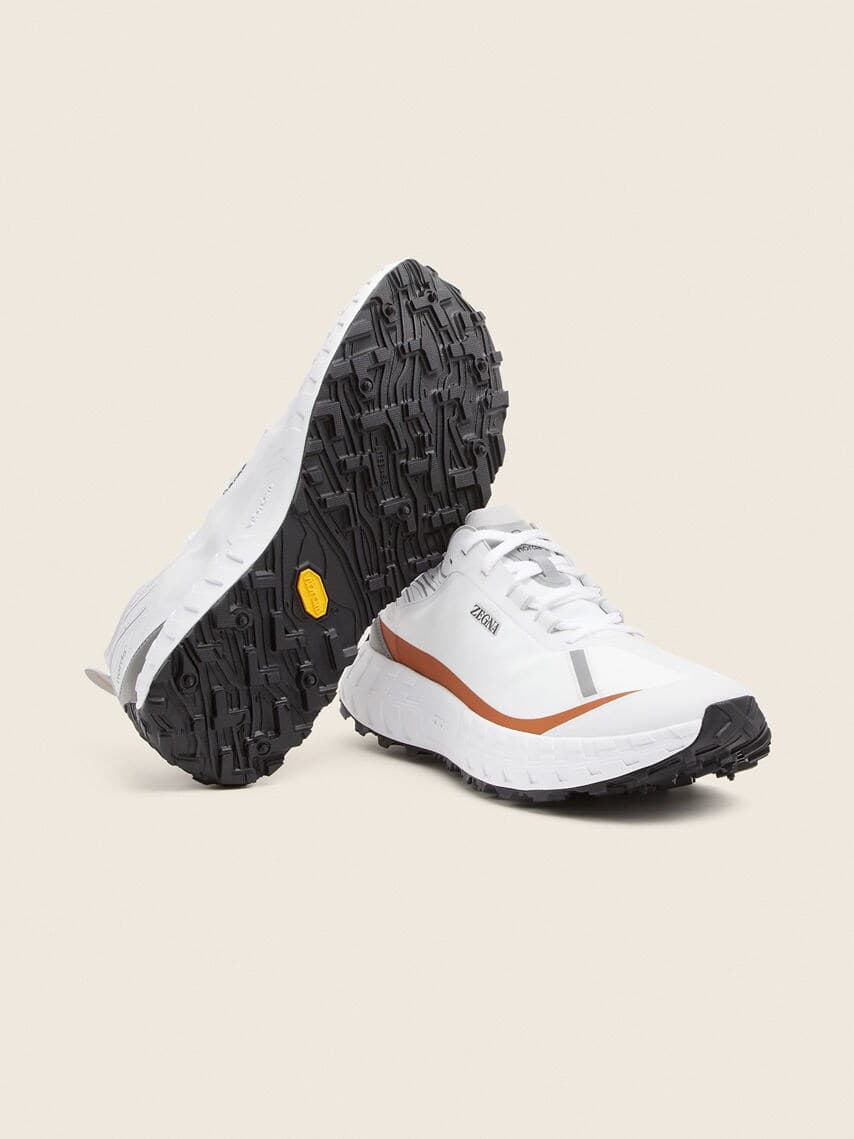 ZEGNA x norda™ 001 White Technical Fabric Sneakers