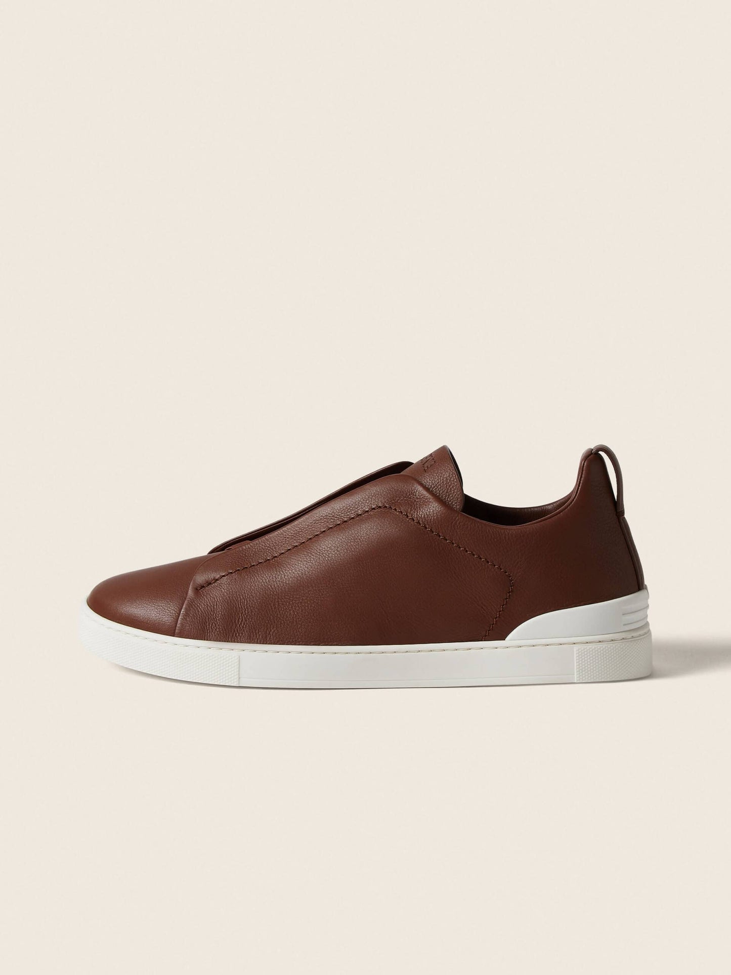 Zegna Almond Brown Triple Stitch™ SECONDSKIN Sneakers