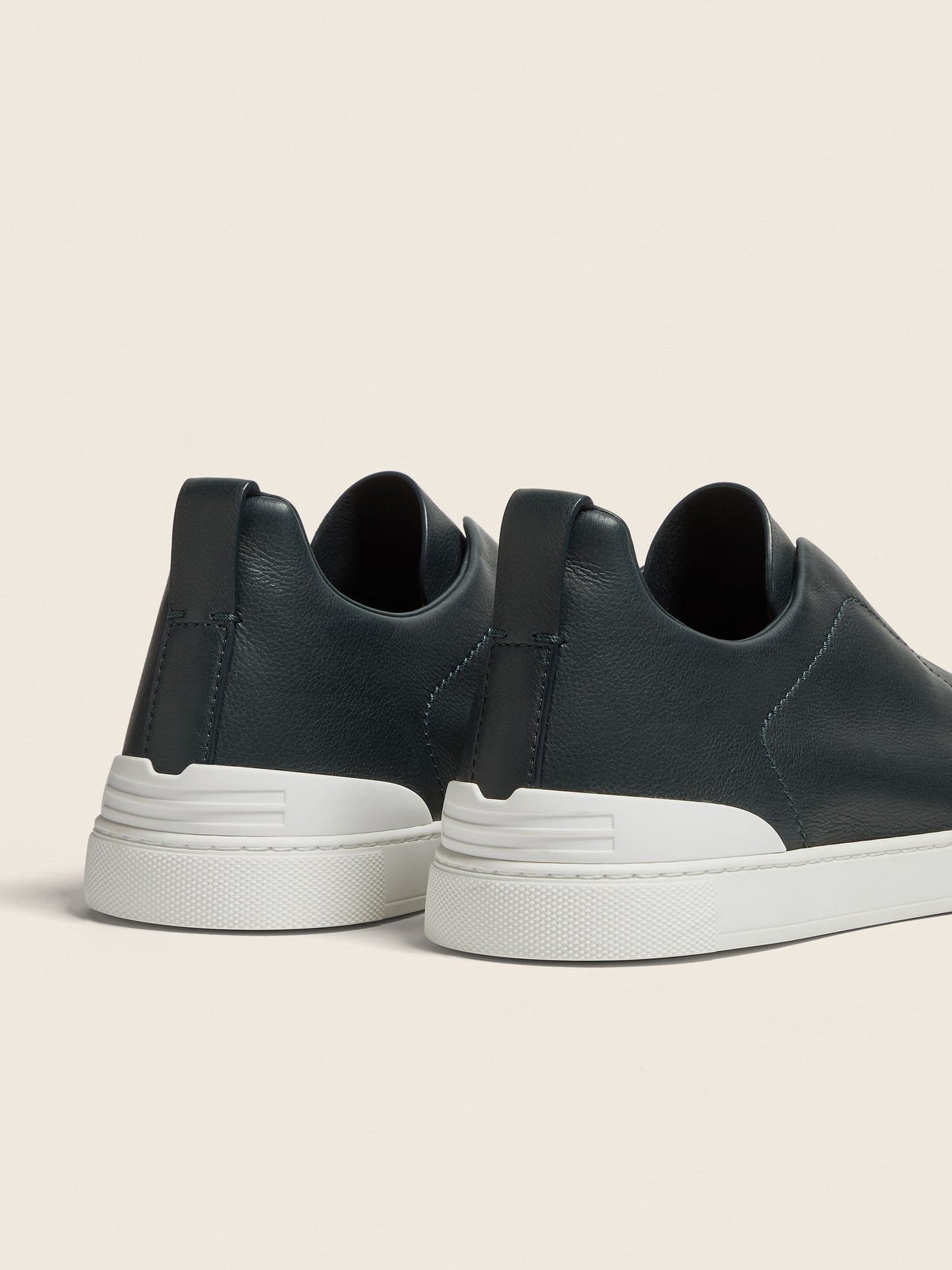 Zegna Dark Green Triple Stitch™ SECONDSKIN Sneakers