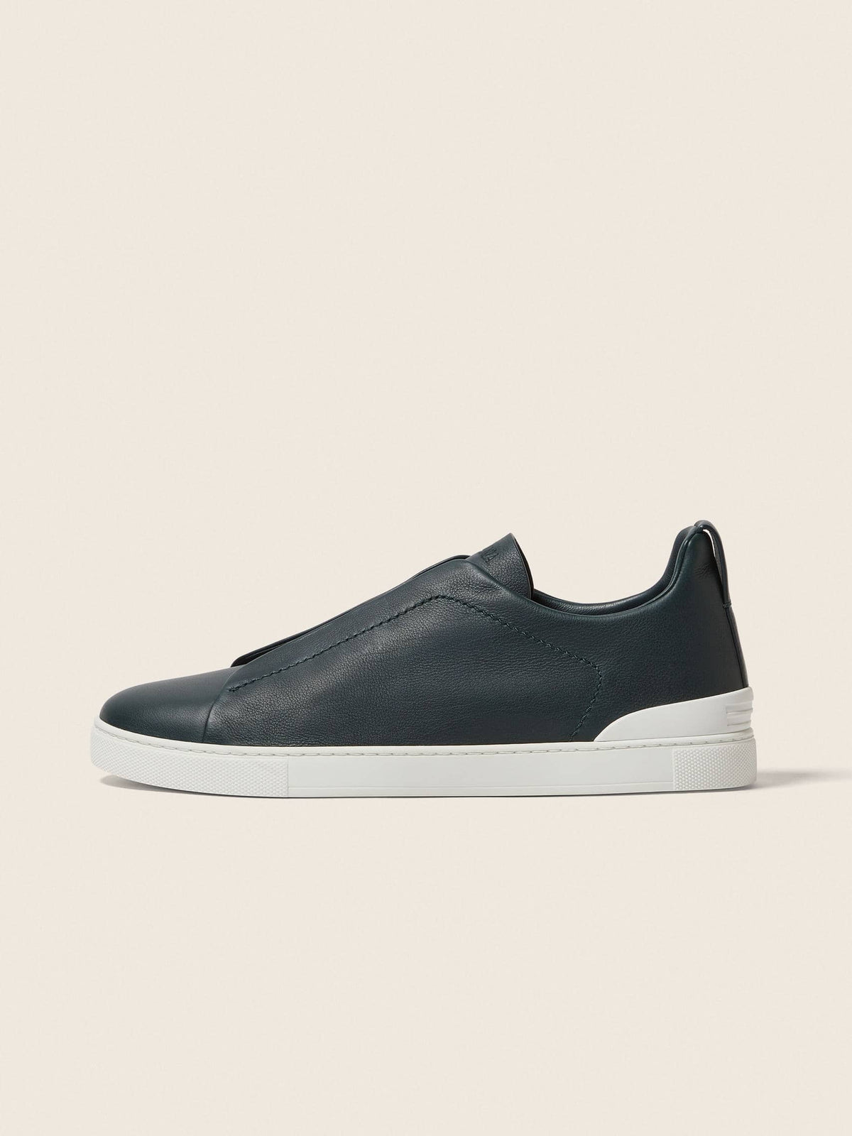 Zegna Dark Green Triple Stitch™ SECONDSKIN Sneakers