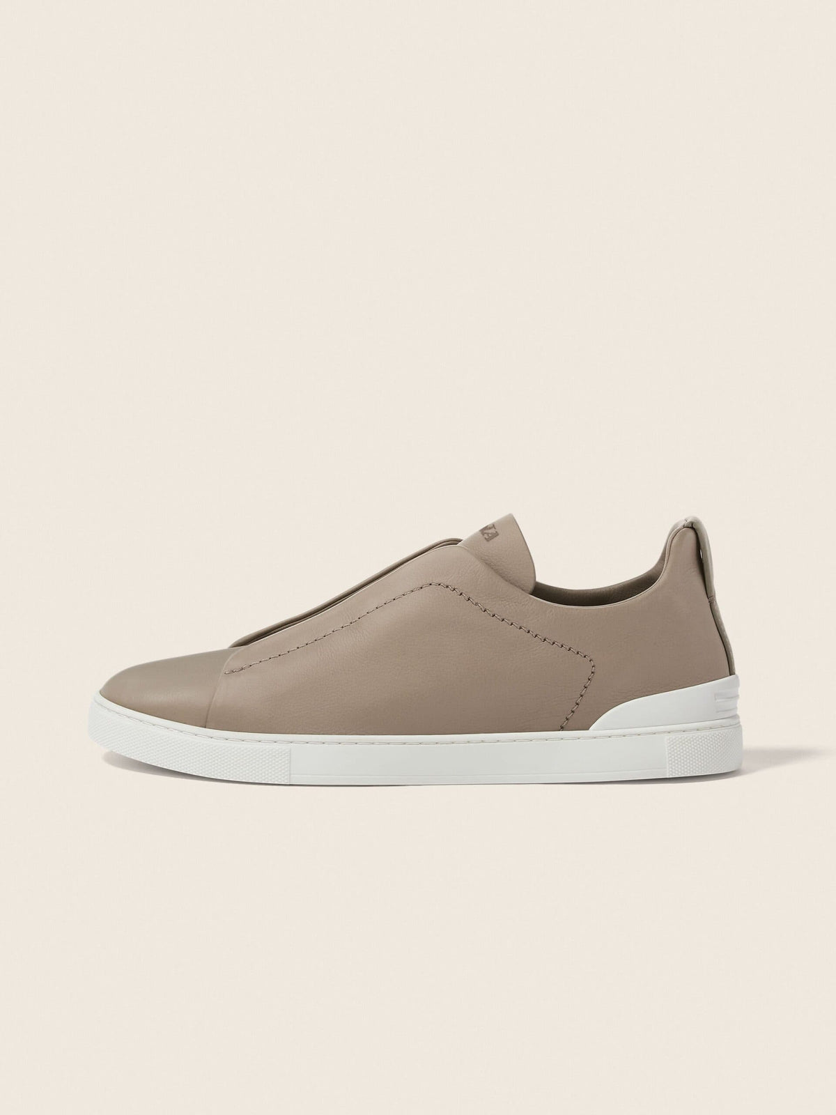 Zegna Light Taupe Triple Stitch™ SECONDSKIN Sneakers