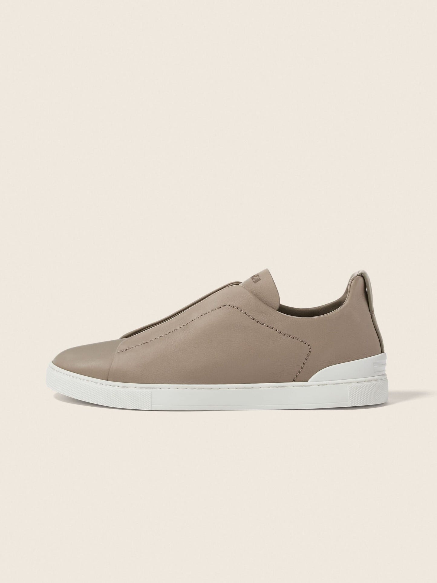 Zegna Light Taupe Triple Stitch™ SECONDSKIN Sneakers
