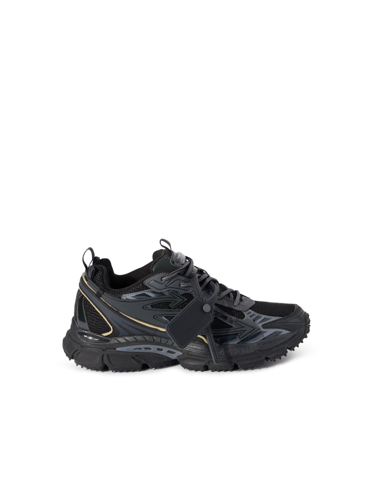 Off-White Be Right Back Suede Sneakers BLACK/BLACK