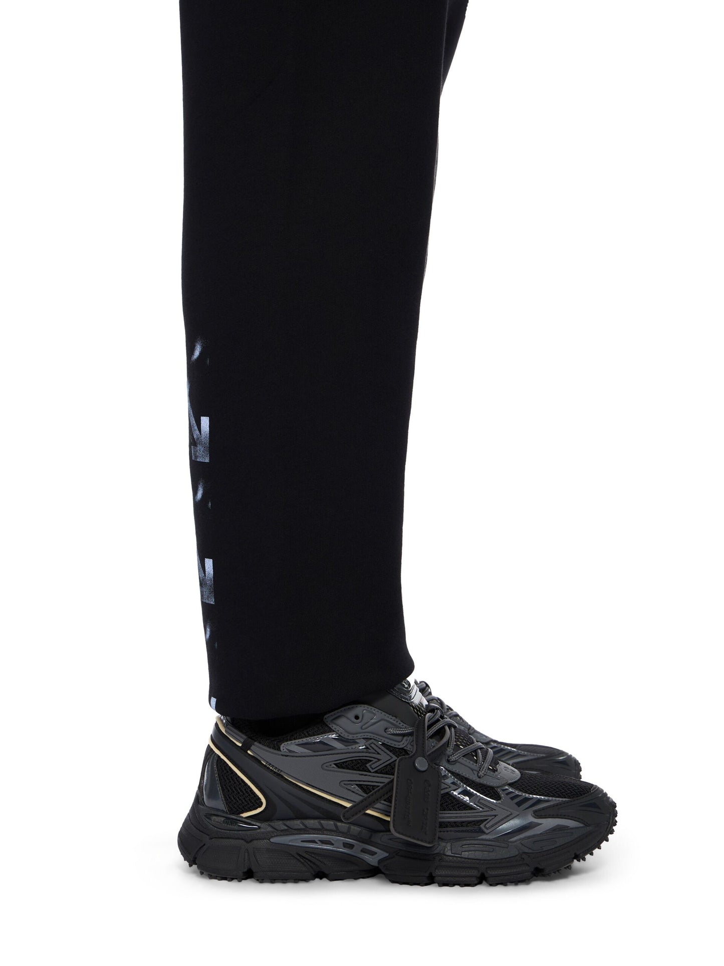 Off-White Be Right Back Suede Sneakers BLACK/BLACK