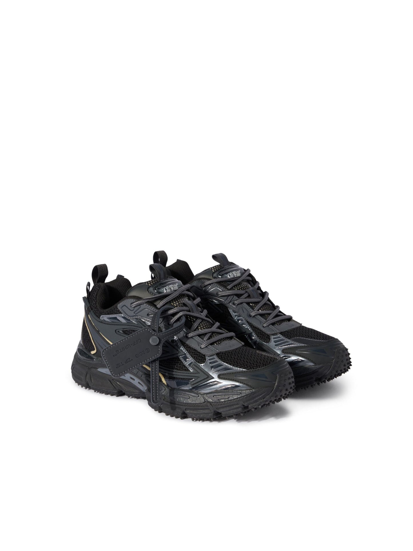 Off-White Be Right Back Suede Sneakers BLACK/BLACK