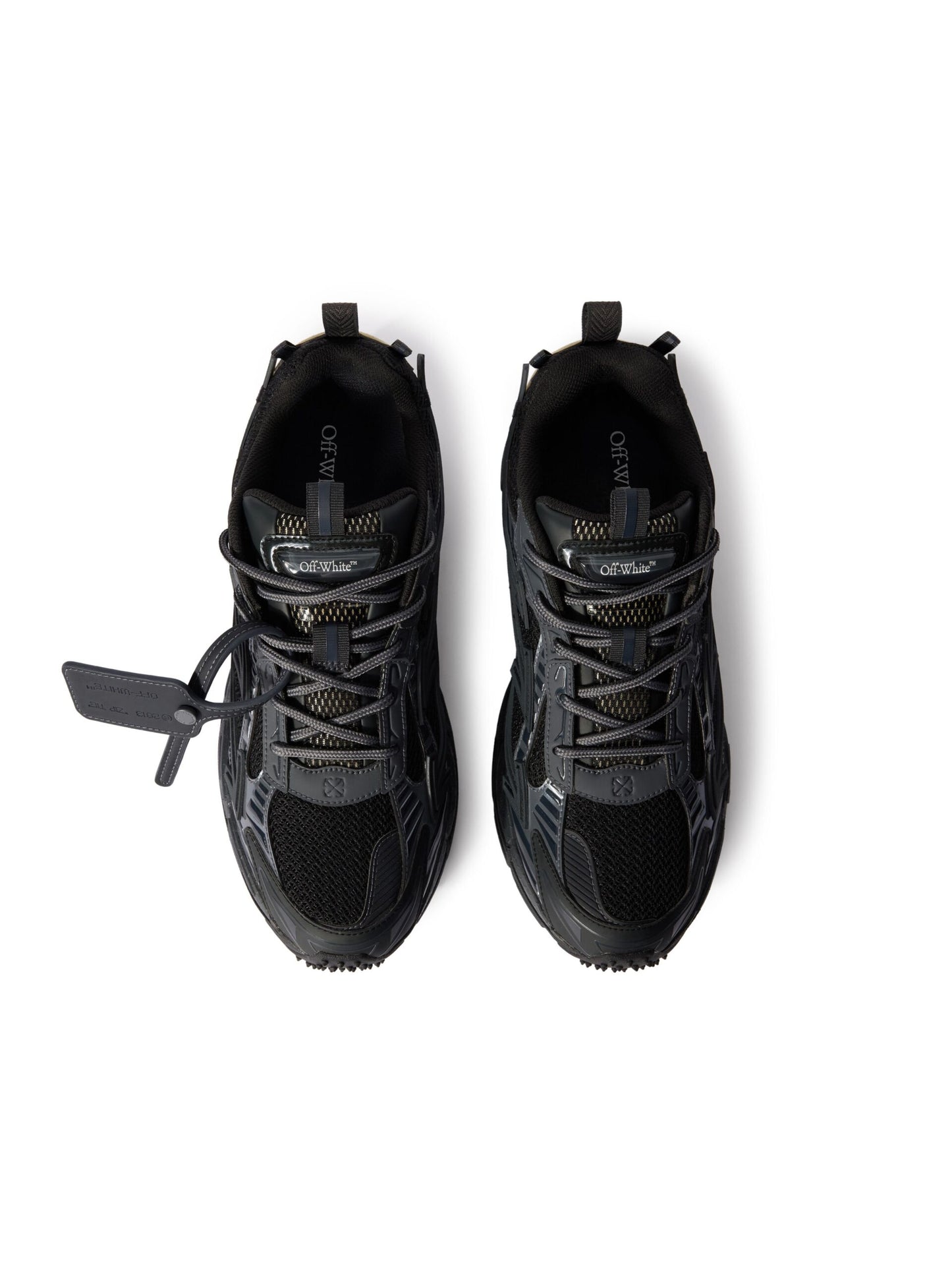 Off-White Be Right Back Suede Sneakers BLACK/BLACK