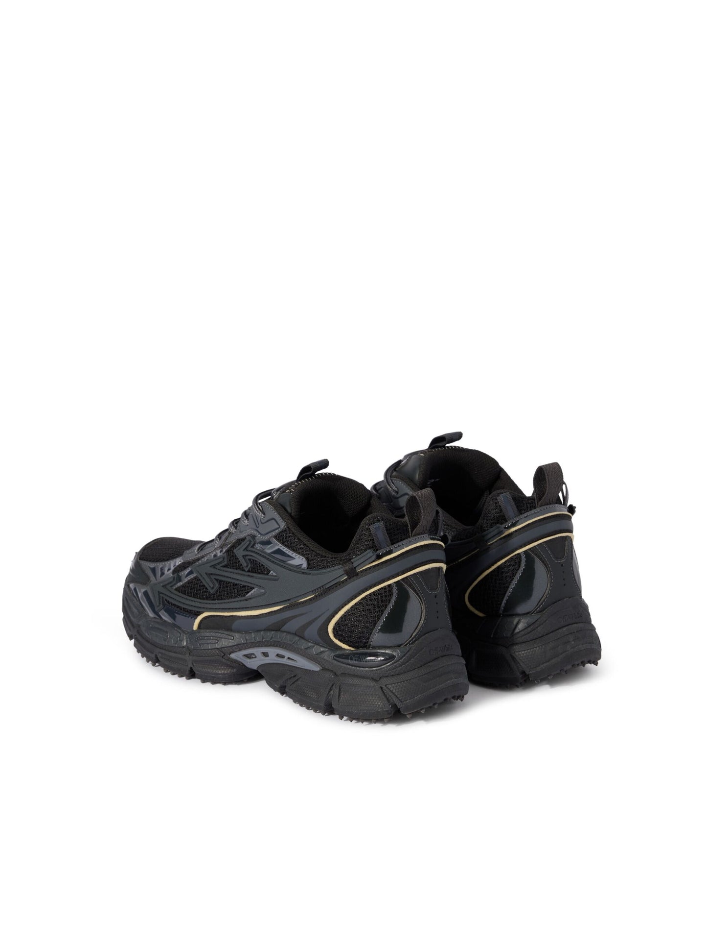 Off-White Be Right Back Suede Sneakers BLACK/BLACK
