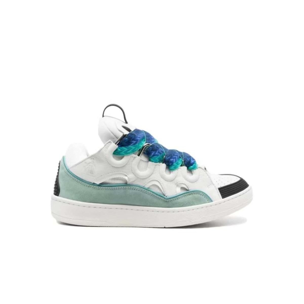 Lanvin Curb Sneaker White Blue