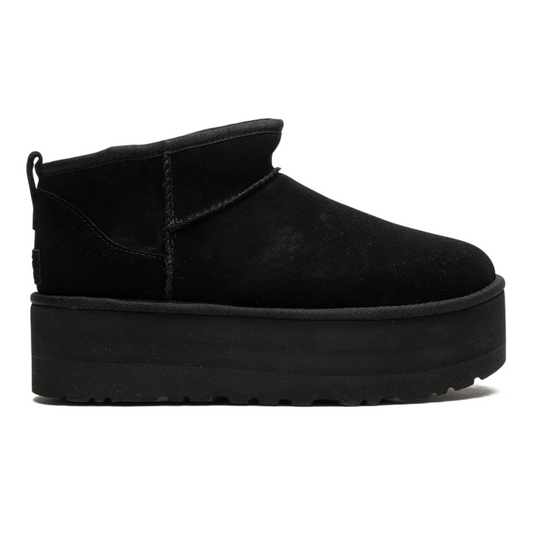 UGG Classic Ultra Mini Platform Black- Chestnut